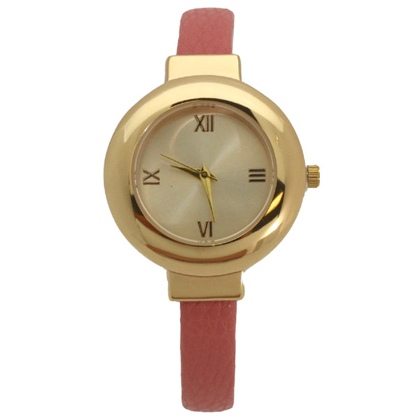 OLIVIA PRATT PETITE GOLD TONE BANGLE WATCH
