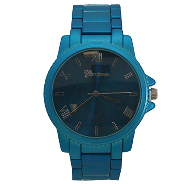 OLIVIA PRATT SOLID COLOR CLASSIC METAL WATCH