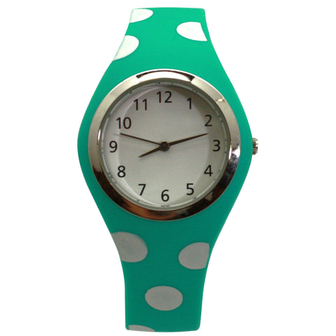 Olivia Pratt Polka Dots Silicone Band Women Watch Olivia Pratt Polka Dots Silicone Band Women Watch