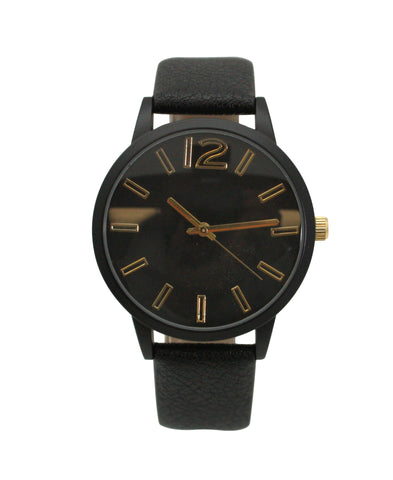 Olivia Pratt Soft Solid Color Round Face Women Watch