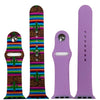 Olivia Pratt 2 Pack Printed and Solid Apple Watch Band