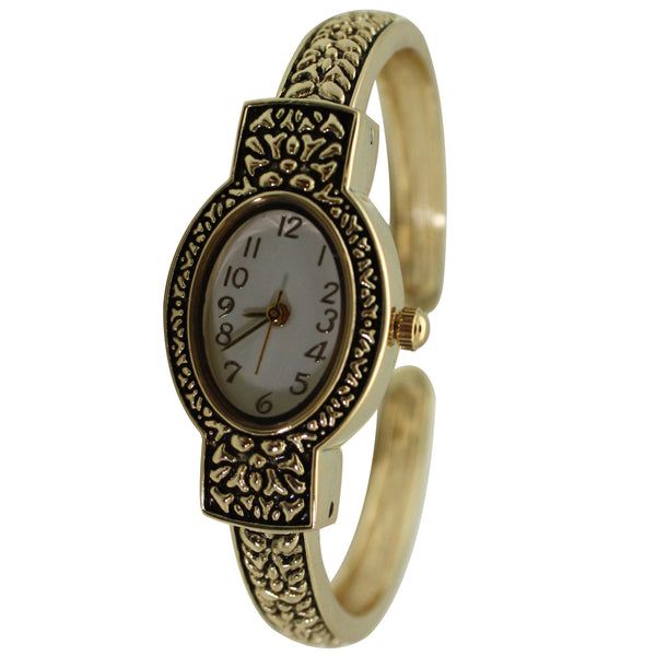 Olivia Pratt Textured Classy Bangle Women Watch
