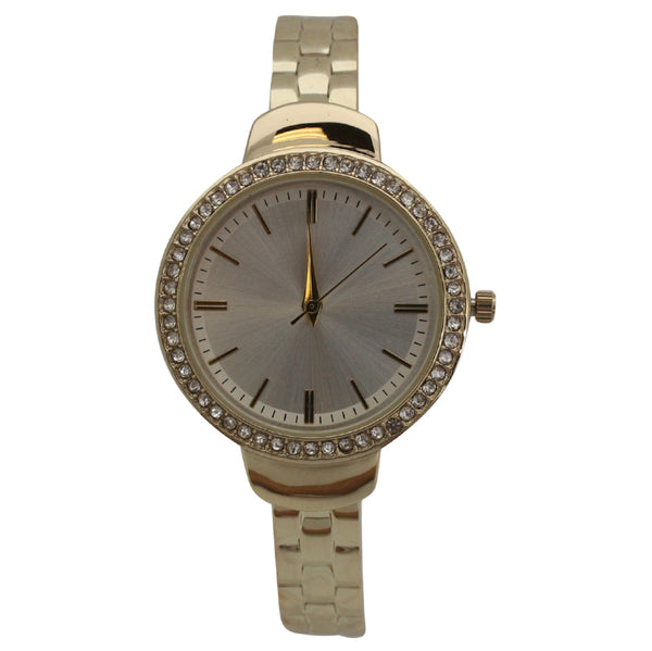 OLIVIA PRATT THIN TEXTURED METAL BANGLE WATCH