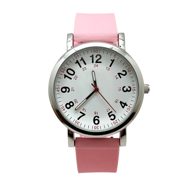 Olivia Pratt Easy-Read Nurse Watch with Silicone Band Women Watch