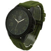 Olivia Pratt Silicone Solid Colors Sporty Everyday Men Watch