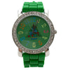 Olivia Pratt Merry Christmas Silicone Band Themed Women Watch