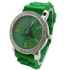 Olivia Pratt Merry Christmas Silicone Band Themed Women Watch