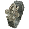 Olivia Pratt Rhinestones Silicone Women Watch