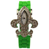 Olivia Pratt Rhinestones Silicone Women Watch