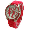 Olivia Pratt Round Big Face with Colorful Numbers Women Watch