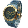 Olivia Pratt Solid Color Metallic Three Dial Women Watch