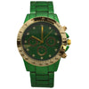 Olivia Pratt Solid Color Metallic Three Dial Women Watch