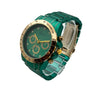 Olivia Pratt Solid Color Metallic Three Dial Women Watch
