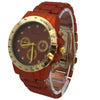 Olivia Pratt Solid Color Metallic Three Dial Women Watch
