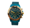 Olivia Pratt Solid Color Metallic Three Dial Women Watch