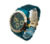 Olivia Pratt Solid Color Metallic Three Dial Women Watch