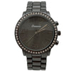 Olivia Pratt Rhinestones Three Dial Bezel Women Watch