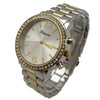 Olivia Pratt Rhinestones Three Dial Bezel Women Watch