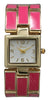 Olivia Pratt Brick-Style Metal Bangle Watch