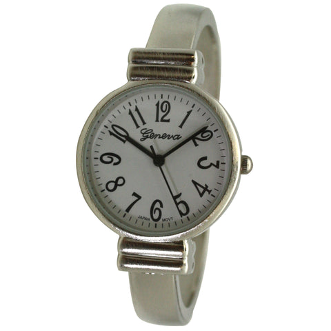 Olivia Pratt Everyday Silver Bangle Women Watch