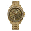 OLIVIA PRATT RHINESTONE BEZEL CLASSIC BRACELET METAL WATCH
