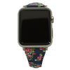 Olivia Pratt Printed Skinny Leather Apple Watch Band