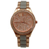 Olivia Pratt Rose Gold Rhinestones Dial Women Watch