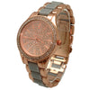 Olivia Pratt Rose Gold Rhinestones Dial Women Watch