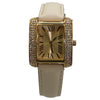 Olivia Pratt Soft Band Faux Leather and Rhinestones Women Watch