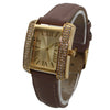 Olivia Pratt Soft Band Faux Leather and Rhinestones Women Watch