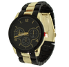 OLIVIA PRATT GOLD DETAIL METAL BRACELET WATCH