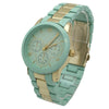 OLIVIA PRATT GOLD DETAIL METAL BRACELET WATCH