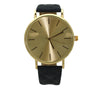 Olivia Pratt Quilted Detail Leather Strap Watch
