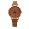 Olivia Pratt Small Face Modern Mesh Strap Watch