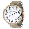 Olivia Pratt Super Large Face Stretch Strap Watch