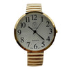 Olivia Pratt Stretch Band Big Face Shiny Colors Women Watch