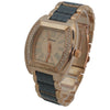OLIVIA PRATT RHINESTIONE ACCENT SQUARE DIAL METAL WATCH