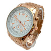 Olivia Pratt Three Bezel Big Face Classic Women Watch