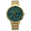 Olivia Pratt Gold Sparkling Face Women Watch