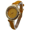 Olivia Pratt Faux Leather Solid Colors and Rhinestones Women Watch