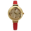 OLIVIA PRATT PETITE GOLD TONE BANGLE WATCH