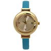 OLIVIA PRATT PETITE GOLD TONE BANGLE WATCH