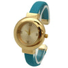 OLIVIA PRATT PETITE GOLD TONE BANGLE WATCH