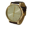 Olivia Pratt Quilted Detail Leather Strap Watch