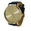Olivia Pratt Quilted Detail Leather Strap Watch
