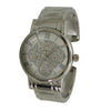 Olivia Pratt Stainless Steel Crystal Detail Bangle Watch