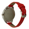 Olivia Pratt Heart Print Face Leather Strap Watch