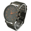Olivia Pratt Mesh Two-Dial Buckle Strap Watch