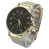 Olivia Pratt Mesh Two-Dial Buckle Strap Watch