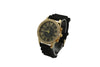 OLIVIA PRATT RHINESTONE BEZEL SILICONE STRAP WATCH